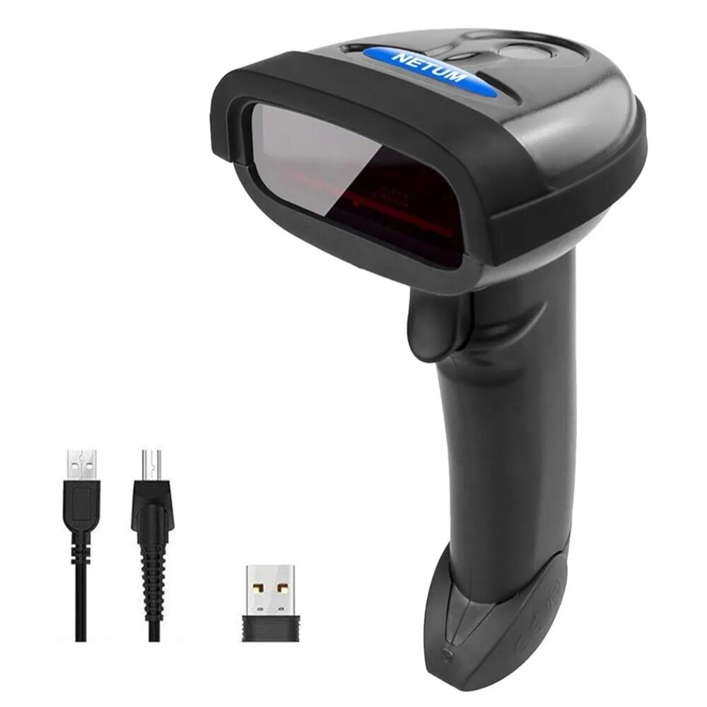NT-1698W Wireless Barcode Scanner 2.4G USB Wired 1D Laser Bar Code Reader